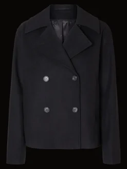 naisten takki, SLFALMA SHORT WOOL JACKET>Selected Femme New