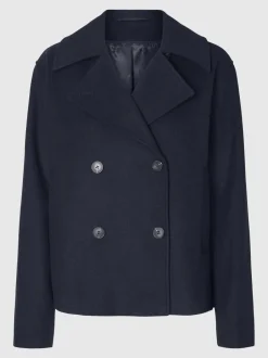 naisten takki, SLFALMA SHORT WOOL JACKET>Selected Femme