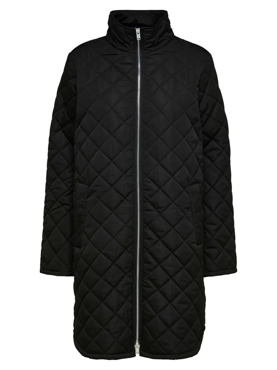 Naisten Tikkitakki SLFFILLY QUILTED COAT B>Selected Femme Outlet