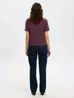Naisten T-Paita, SLFESSENTIAL SS BOXY TEE NOOS>Selected Femme Discount