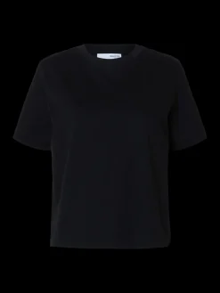 Naisten T-Paita, SLFESSENTIAL SS BOXY TEE NOOS><noscript><img width=