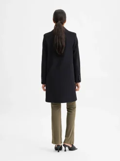 Naisten Villakangastakki, SLFNEW SASJA WOOL COAT NOOS>Selected Femme Hot