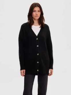 neuletakki, SLFMALINE LS KNIT LONG>Selected Femme Discount