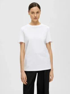 t-paita, SLFMYESSENTIAL SS O-NECK TEE>Selected Femme Clearance