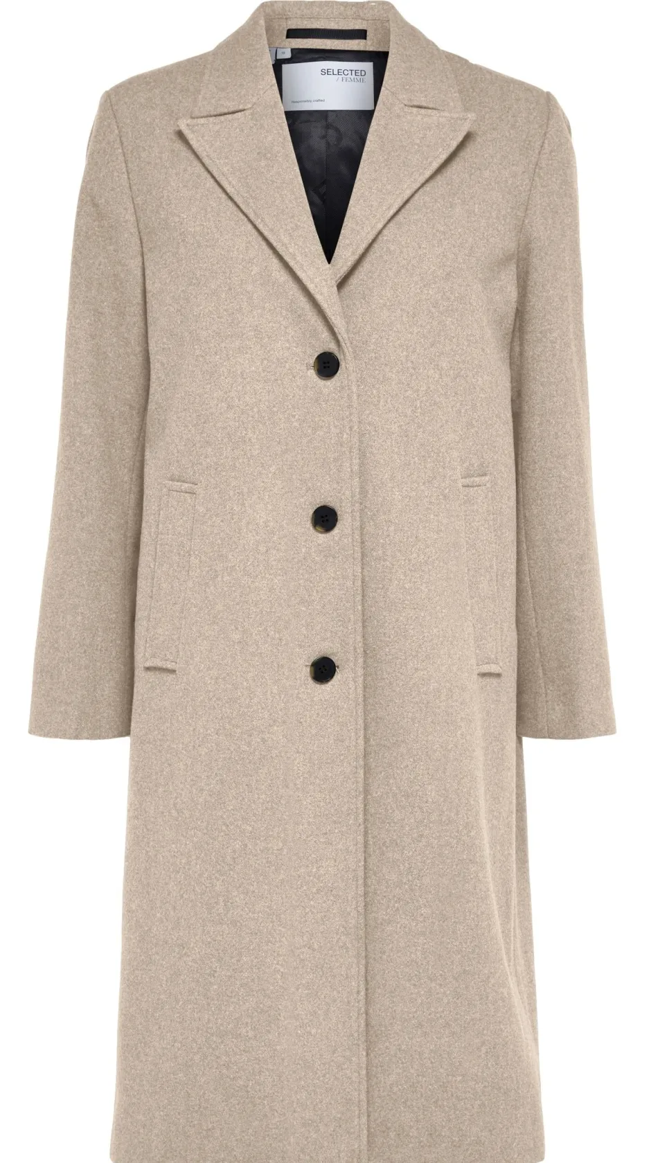 Villakangastakki, SLFALMA WOOL COAT>Selected Femme Sale
