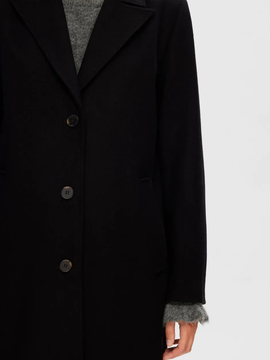 Villakangastakki, SLFALMA WOOL COAT>Selected Femme