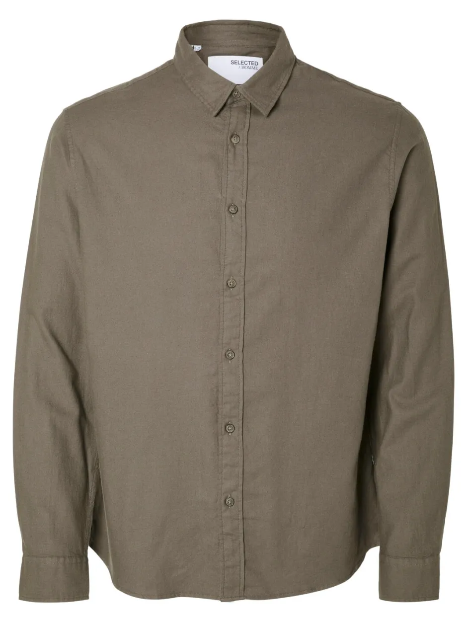 flanelipaita, SLIM OVEN FLANNEL SHIRT>Selected Sale