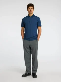 Homme Fave Zip Polo>Selected Outlet