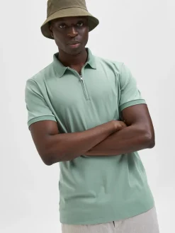 Homme Fave Zip Polo>Selected Best