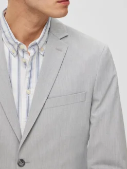 Homme Miesten Bleiseri, LIAM BLZ FLEX NOS Vaaleanharmaa><noscript><img width=