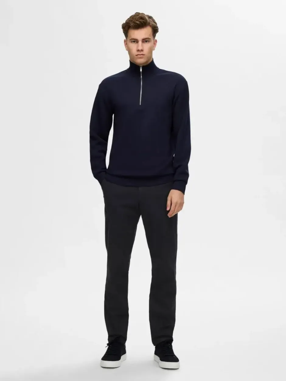 housut, MILES BRUSHED PANTS>Selected Hot