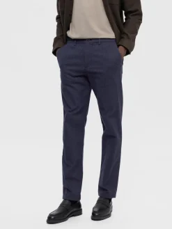 housut, MILES BRUSHED PANTS>Selected Best