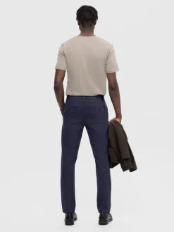 housut, MILES BRUSHED PANTS>Selected Best