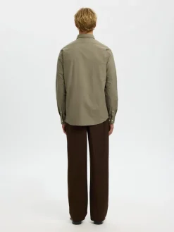 kauluspaita K SLMREGCOLE RICK-OX SHIRT LS,>Selected New