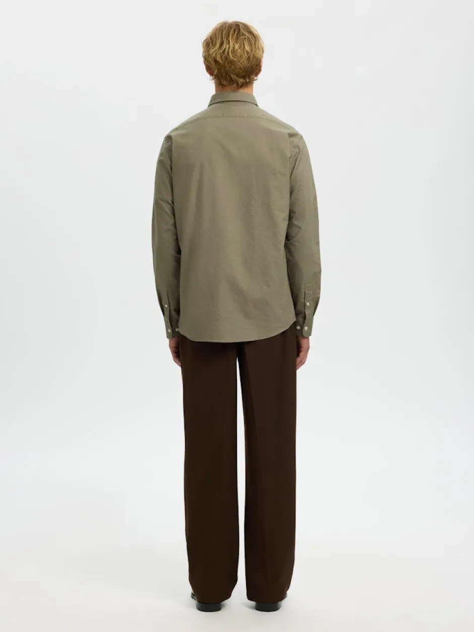 kauluspaita K SLMREGCOLE RICK-OX SHIRT LS,>Selected New