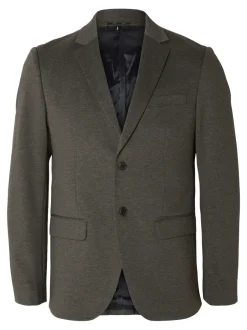 Miesten Bleiseri, SLIM AITOR JERSEY BLAZER NOS Ruskea Kuosi><noscript><img width=
