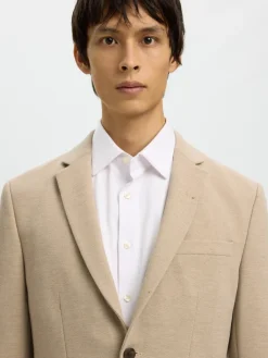 miesten bleiseri SLIM-AITOR Jersey BLZ Flex, hiekka><noscript><img width=