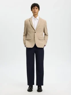 miesten bleiseri SLIM-AITOR Jersey BLZ Flex, hiekka><noscript><img width=