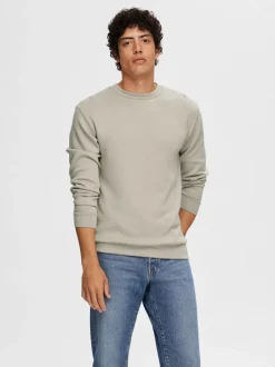 miesten college, MANUEL SOFT CREW NECK>Selected Sale
