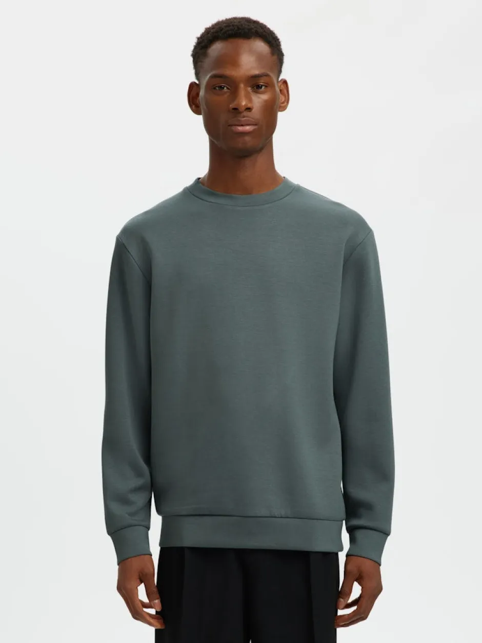 miesten collegepaita MANUEL SOFT CREW NECK,>Selected