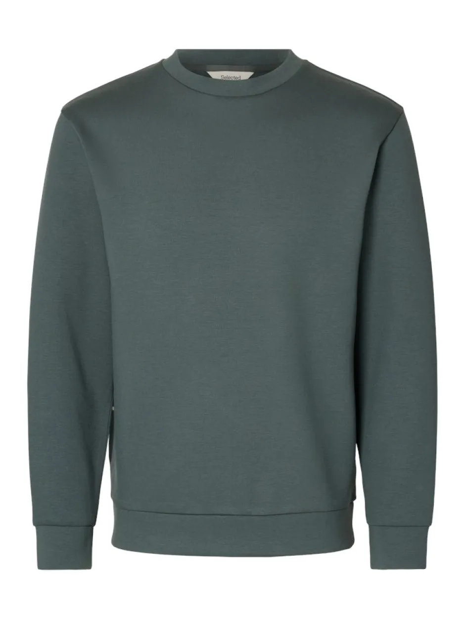 miesten collegepaita MANUEL SOFT CREW NECK,>Selected