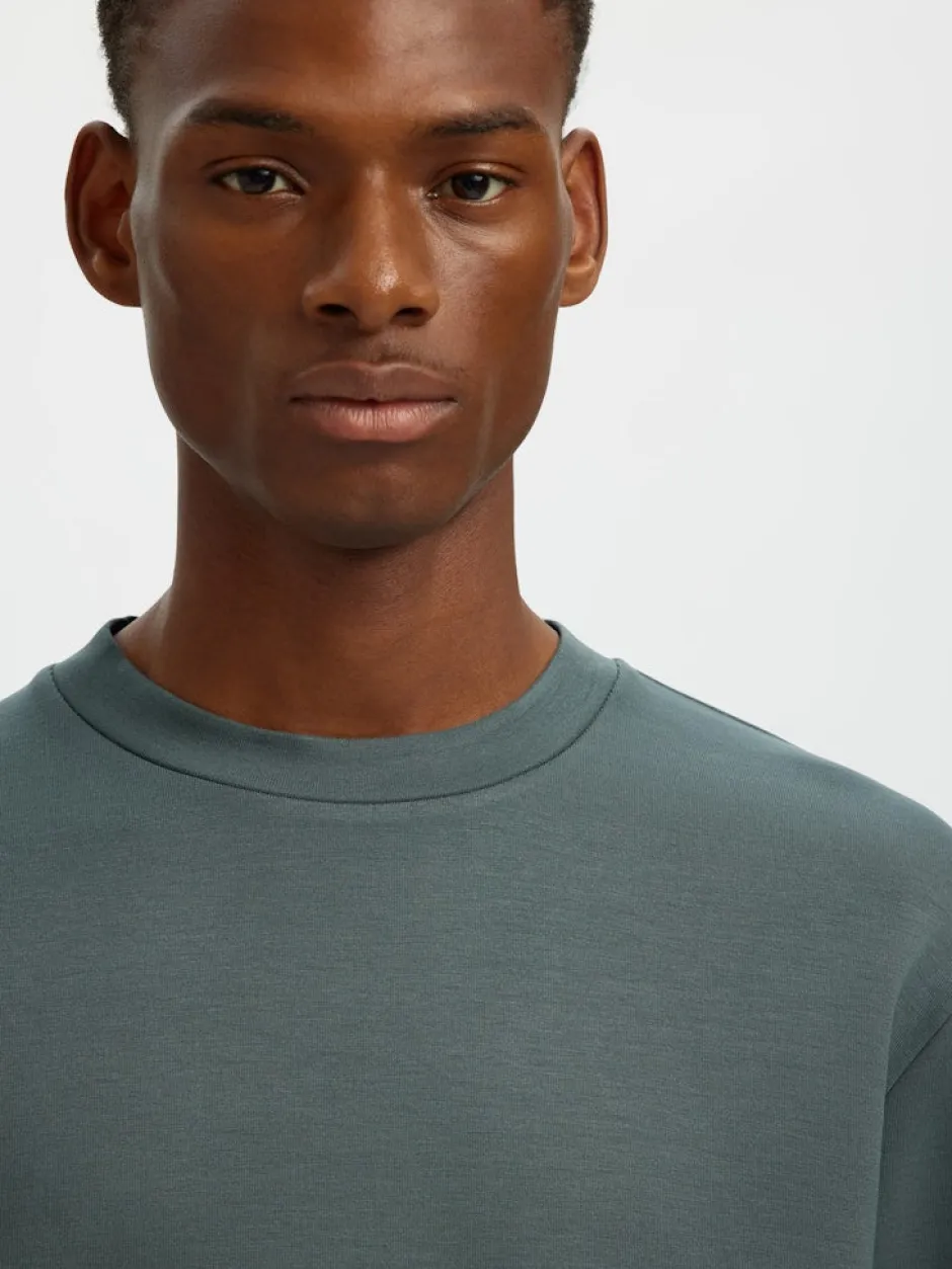 miesten collegepaita MANUEL SOFT CREW NECK,>Selected