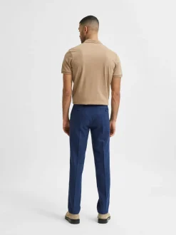 Miesten Housut AD-SLHSLIM-OASIS BLUE TRS B Indigo>Selected Outlet