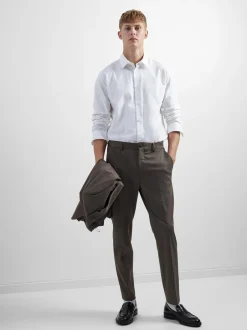 Miesten Housut SLIM AITOR TROUSER NOS Ruskea Kuosi><noscript><img width=