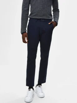 Miesten Housut, Slim Miles Flex NOS>Selected Online