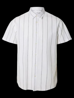 Miesten Kauluspaita NEW LINEN SHIRT>Selected Sale