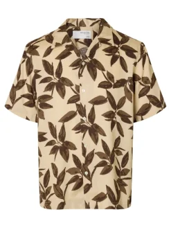 miesten kauluspaita, REGNOA SS RESORT Ruskea Kuosi><noscript><img width=