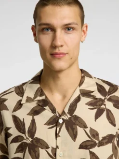 miesten kauluspaita, REGNOA SS RESORT Ruskea Kuosi><noscript><img width=