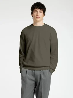 miesten neule, MORA LS KNIT STRUCTURE CREW NECK>Selected Best