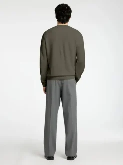 miesten neule, MORA LS KNIT STRUCTURE CREW NECK>Selected Best