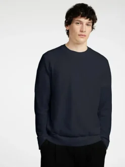miesten neule, MORA LS KNIT STRUCTURE CREW NECK>Selected Outlet