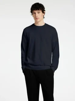 miesten neule, MORA LS KNIT STRUCTURE CREW NECK><noscript><img width=