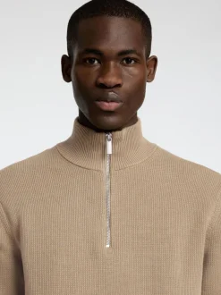 Miesten Neulepusero DANE LS KNIT STRUCTURE HALF ZIP,><noscript><img width=