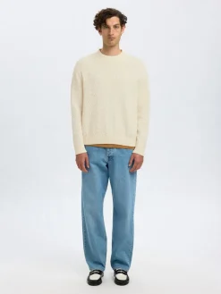 miesten neulepusero, K PHILIP LS KNIT RELAXED CREW NECK><noscript><img width=