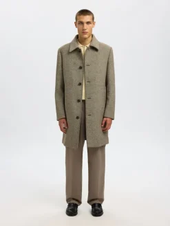 miesten neulepusero SLHCRAN LS Knit Structure Half Zip Polo,><noscript><img width=