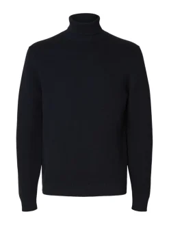 miesten neulepusero K DANE LS KNIT STRUCTURE ROLLNECK NOS,>Selected Best