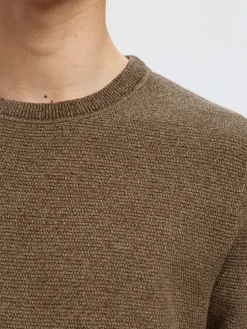 Miesten Neulepusero, ROSS LS KNIT STRUCTURE NOS ORGANIC COTTO><noscript><img width=