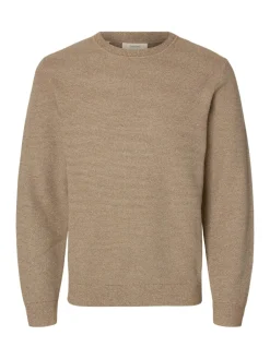 Miesten Neulepusero ROSS LS KNIT STRUCTURE NOS ORGANIC COTTO,>Selected Hot