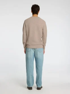 Miesten Neulepusero ROSS LS KNIT STRUCTURE NOS ORGANIC COTTO,><noscript><img width=