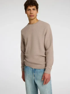 Miesten Neulepusero ROSS LS KNIT STRUCTURE NOS ORGANIC COTTO,><noscript><img width=