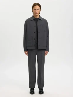 miesten paitatakki SLHRELAX-MAGS HYBRID OVERSHIRT BLAZER EX,><noscript><img width=