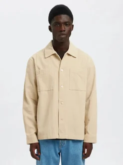 miesten paitatakki, SLHREGTATE CORD OVERSHIRT>Selected
