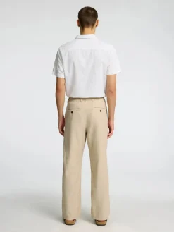 miesten pellavasekoitehousut, K LOOSE BRODY LINEN PANT>Selected New