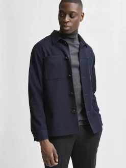 miesten pooloneule Berg Roll Neck Noos, Antracit Melange><noscript><img width=