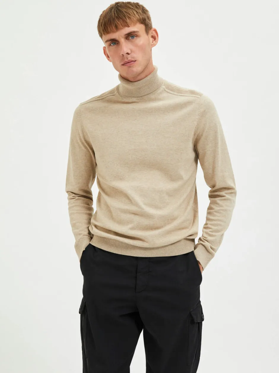 , Miesten Pooloneule, Berg Roll Neck>Selected Sale