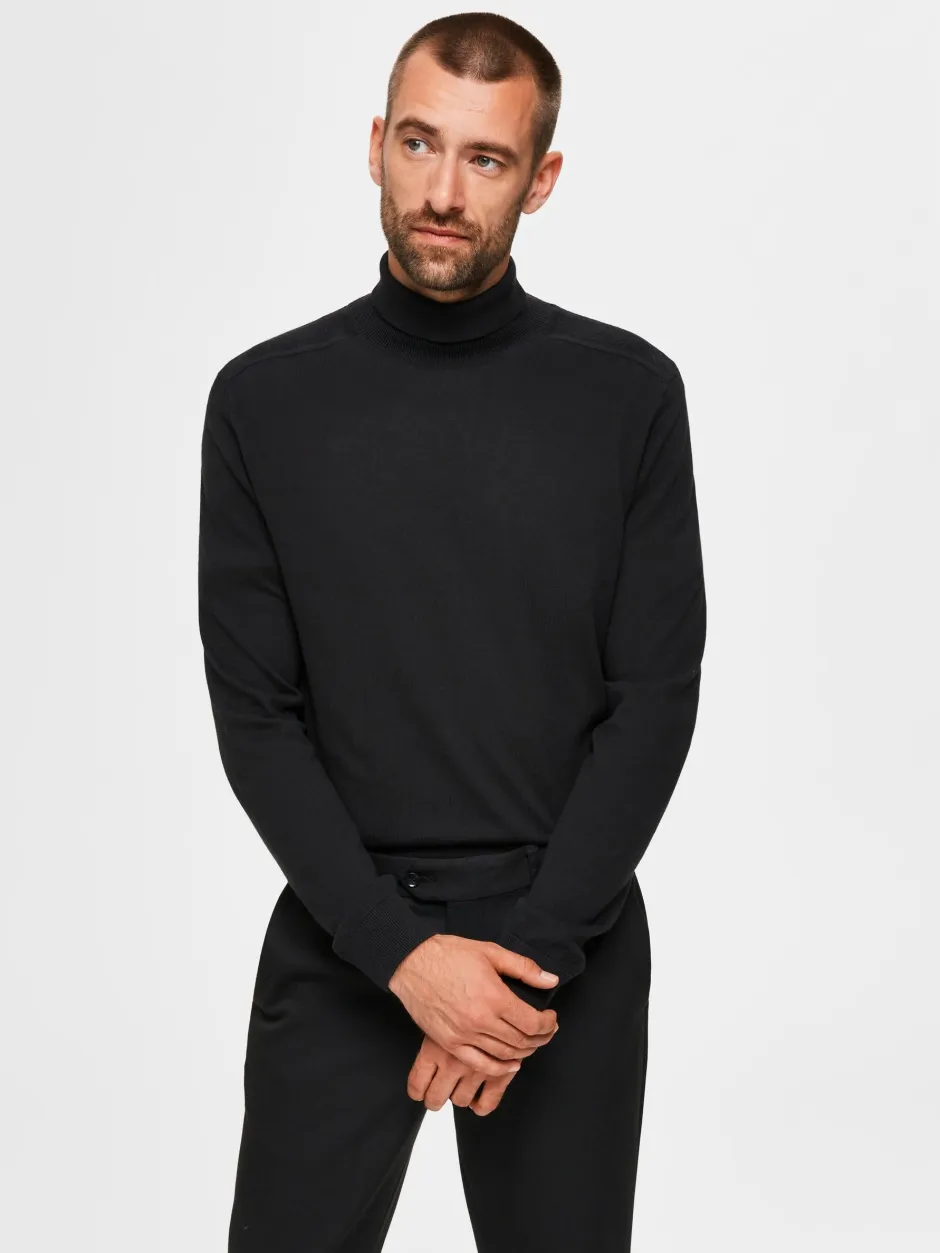 , Miesten Pooloneule, Berg Roll Neck>Selected Sale